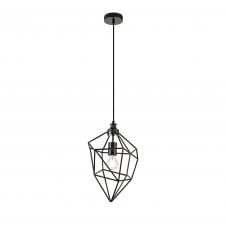 DARCI black nickel open frame ceiling pendant light (medium)