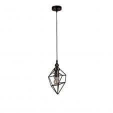DARCI black nickel open frame ceiling pendant light