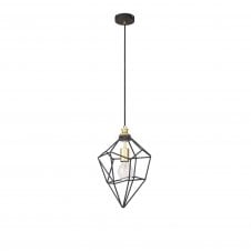 DARCI Ceiling Pendant in Gold and Sand Black