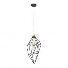DARCI Large Ceiling Pendant in Gold and Sand Black