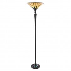 DARK STAR Tiffany Art Deco uplighter floor lamp