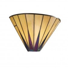 DARK STAR Tiffany Art Deco wall washer wall light