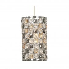 Crystal glass ceiling light shade