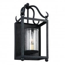 traditional iron wall lantern