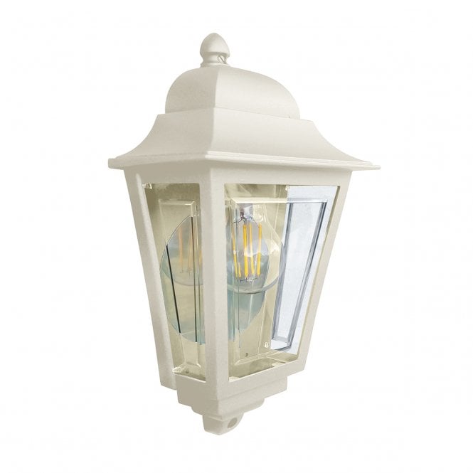Deco Lane Cream Half Wall Lantern