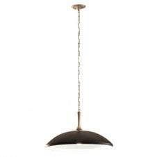 Delarosa Pendant in Champagne Bronze & Black