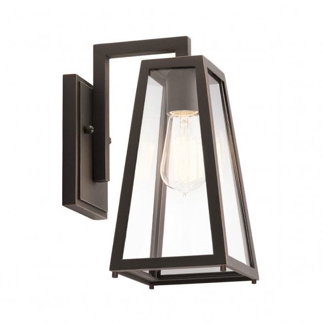 DELISON Wall Lantern - Small Aluminium, Glass