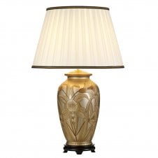 Gold Flower Table Lamp