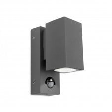 DINO LED Single Wall with PIR Graphite