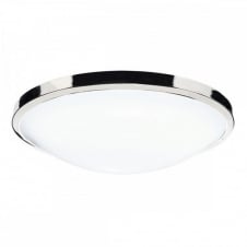 modern chrome flush bathroom ceiling light
