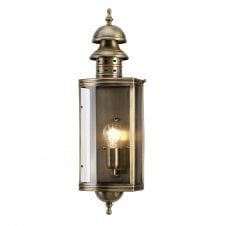  Traditional Antique Brass Outdoor Wall Lantern