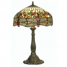 DRAGONFLY Large Tiffany Table Lamp