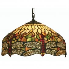 DRAGONFLY Tiffany Ceiling Pendant