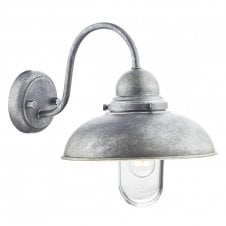 DYNAMO aged iron wall light IP44 rated