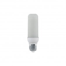 E27 Flame Effect Tube Bulb Opal
