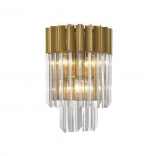 ECHELONS Brass and Glass Wall Light