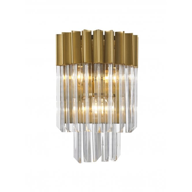 ECHELONS Brass and Glass Wall Light