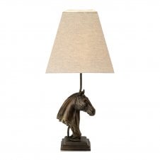 Bronze Horse Table Lamp