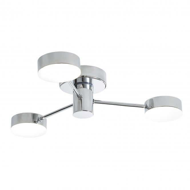 EDESSA 3x5w LED Ceiling Light Chrome | Bathroom Rated