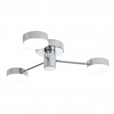 Bathroom Rated 3x5w LED Ceiling Light Chrome