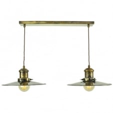 Latest Lighting Trend 'Steampunk' see vintage style mixed with solid brass, gold colours