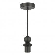 modern matt black ceiling light suspension kit 