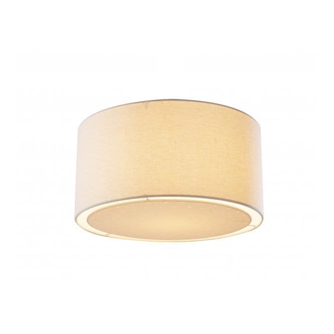 EDWARD easy fit cream ceiling light shade