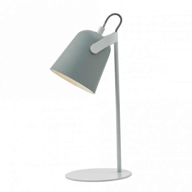 EFFIE matte grey and white desk lamp