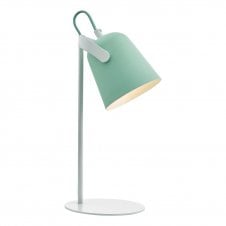 EFFIE pale green and white desk lamp