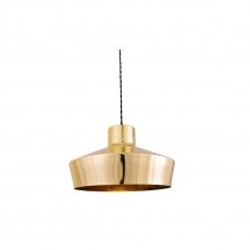 ELEGANCE industrial single pendant in polished brass finish