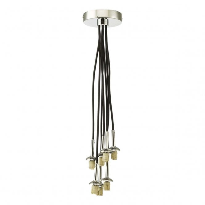 ELPIS 7 Light Cluster Pendant in Chrome
