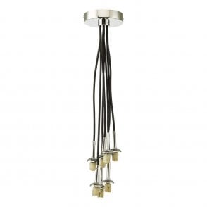 ELPIS 7 Light Cluster Pendant Chrome