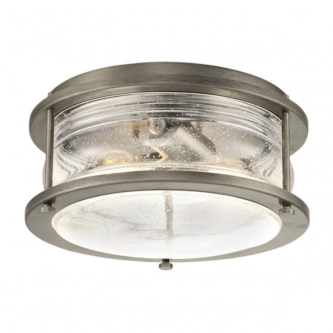 ELSTEAD ASHLAND Bay Outdoor Ceiling Light In Flush Brass