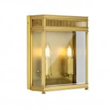 ELSTEAD HOLBORN 2 Light Exterior Lantern in Brass