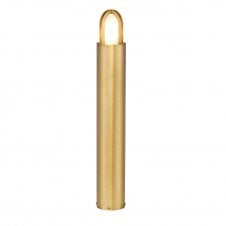 Elstead PAIGNTON Bollard In Brass With A Frosted Glass Top