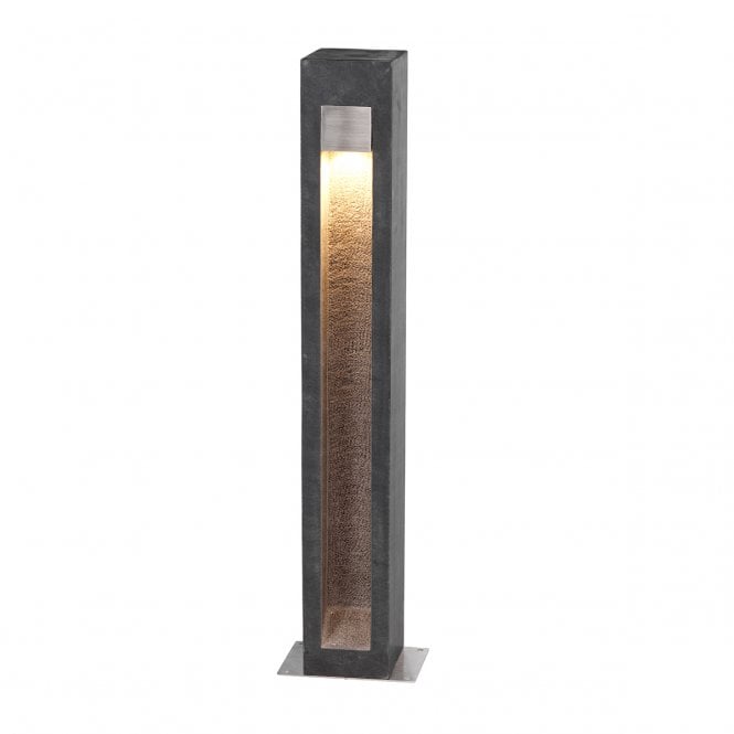  ELSTEAD PARKSTONE LED Bollard In Stainless Steel And Basalt Stone