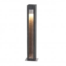 ELSTEAD PARKSTONE LED Bollard In Stainless Steel And Basalt Stone