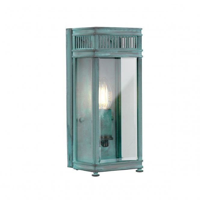  HOLBORN Small Half Lantern Brass, Clear Glass