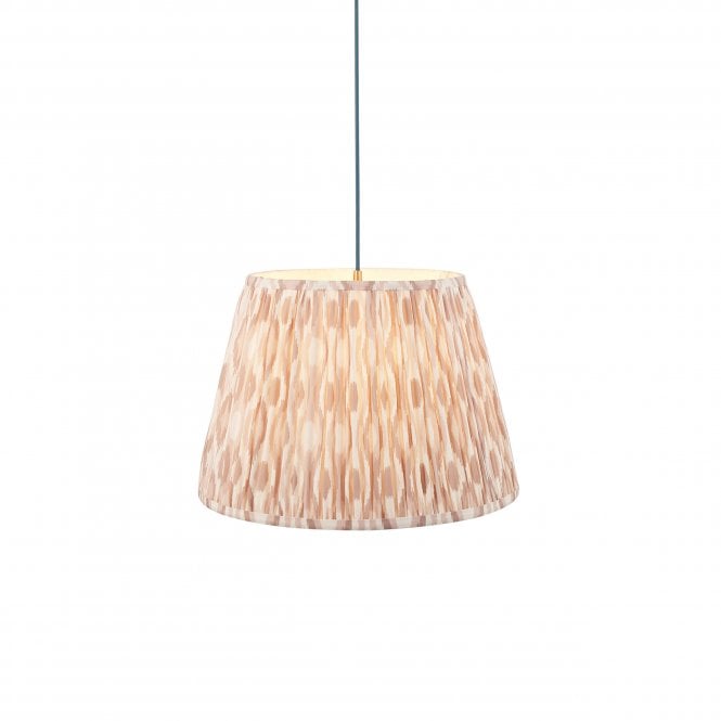 Eltham Brass & Blue Suspension with Neutral Ikat Shade