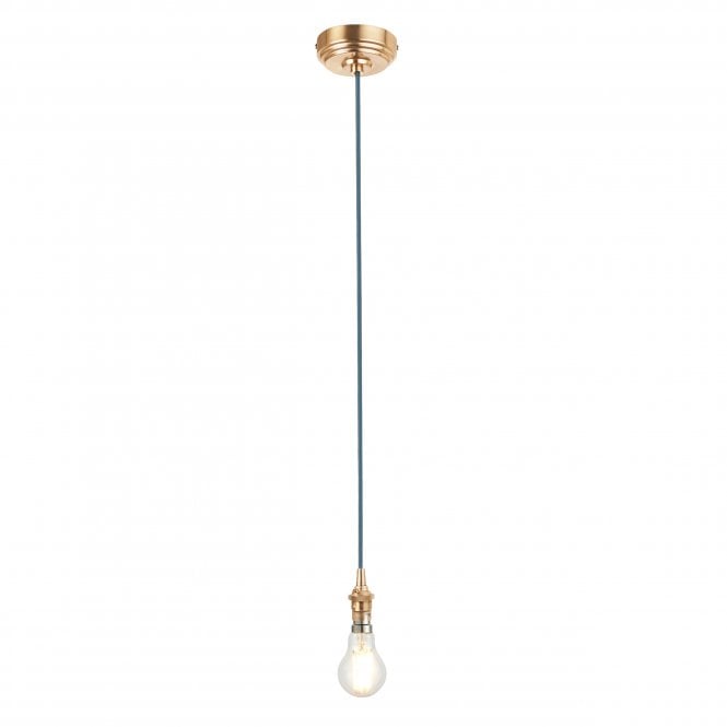 Eltham Brass Suspension with Blue Cable