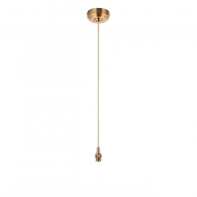 Eltham Brass Suspension with Natural Cable