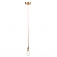 brass suspension with red cable