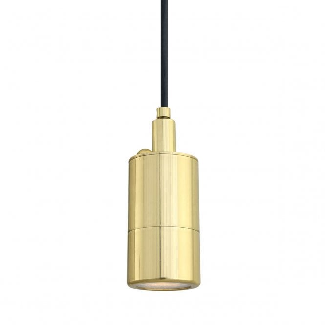 ENNIS polished brass bathroom pendant