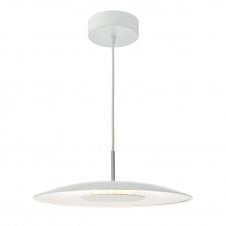 contemporary white LED ceiling pendant light