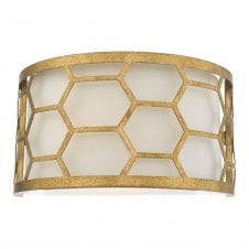 EPSTEIN 1 Light Wall Light Gold & Ivory