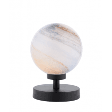 Esben Table Lamp In Black with Opal Shade | www.lightingcompany.co.uk