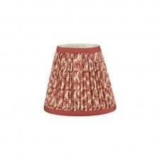 Esther Red Cotton Empire Shade 15cm