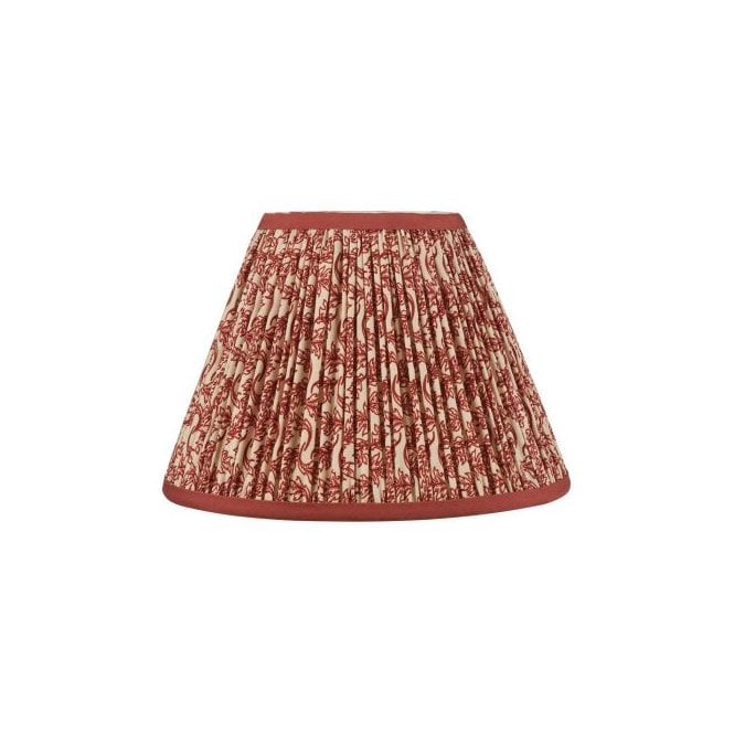 Esther Red Cotton Empire Shade 25cm