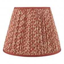Esther Red Cotton Empire Shade 40cm