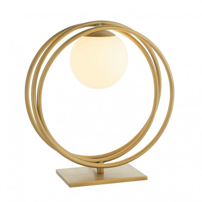 ETERNAL Loop Table Lamp in Brushed Gold